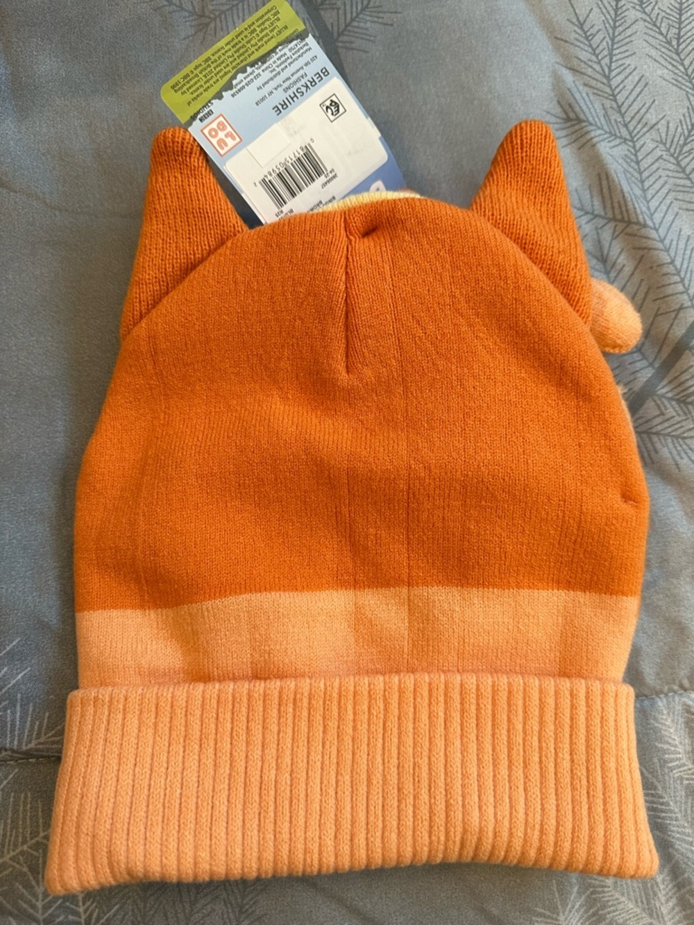 NWTS Bluey “Bingo” Character Orange Toddlers 2T-5T Beanie & Mittens Set - Picture 4 of 5